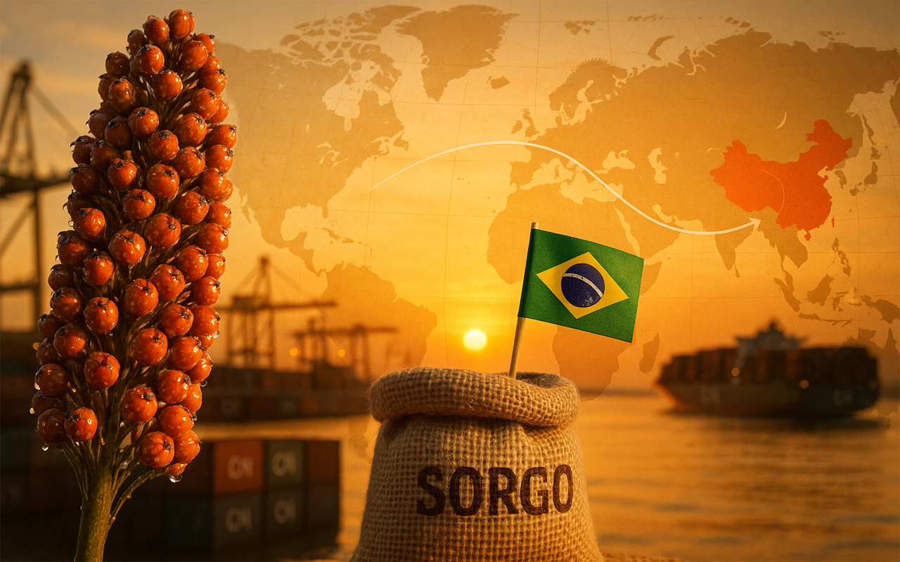 Novo acordo Sorgo do Brasil será comprado por um novo país que pode importar até 7,9 milhões de toneladas por ano