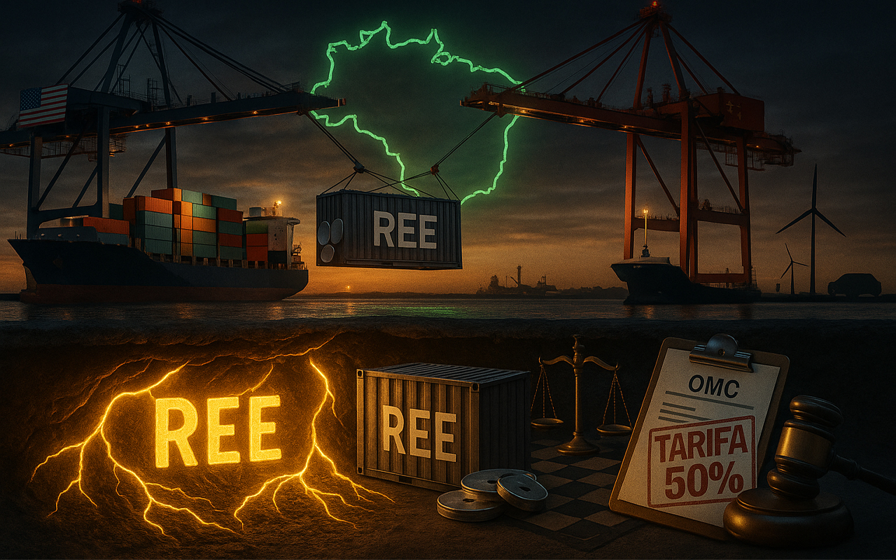 Ouro tecnológico no subsolo do Brasil, quem ganha com as terras raras sob disputa após as tarifas dos EUA