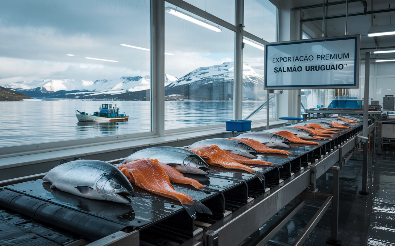 País vizinho do Brasil desafia gigantes e vira potência do salmão: exportações explodem, já rivaliza com a Noruega e conquista mercados exigentes do planeta