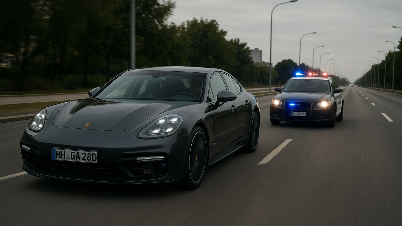 Motorista é multado em R$ 5.700 por dirigir a 321 km/h na Autobahn, em área com limite de 120 km/h.