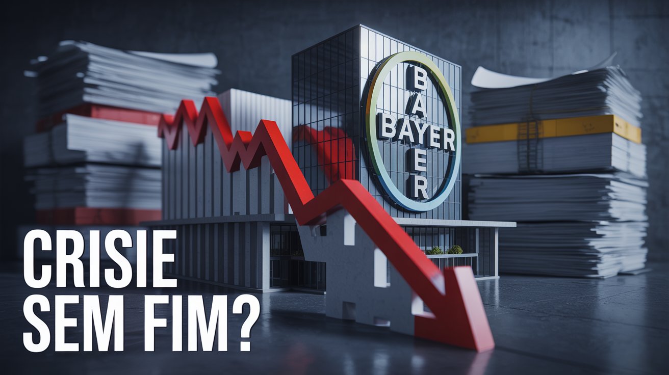 Bayer anuncia demissão de 12 mil funcionários em meio a crise jurídica bilionária nos EUA envolvendo o herbicida Roundup.