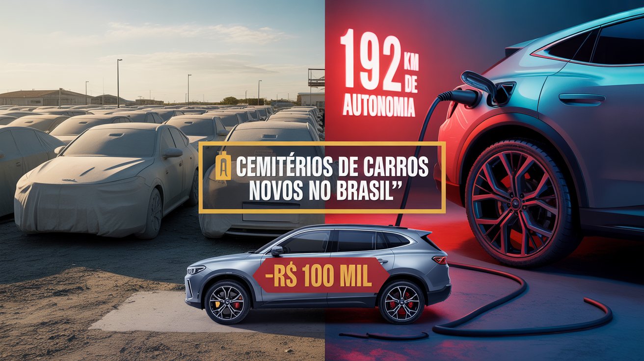 Carros elétricos e SUVs de luxo de 2022 e 2023 seguem encalhados em 2025 no Brasil, com descontos de até R$ 100 mil.