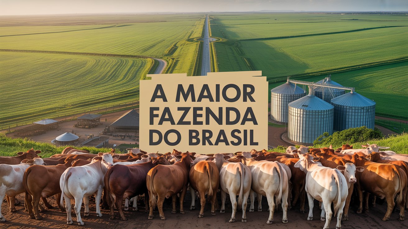 Conheça a Fazenda Nova Piratininga, a maior do Brasil, com 200 mil hectares, 120 mil cabeças de gado e agricultura de alta tecnologia.