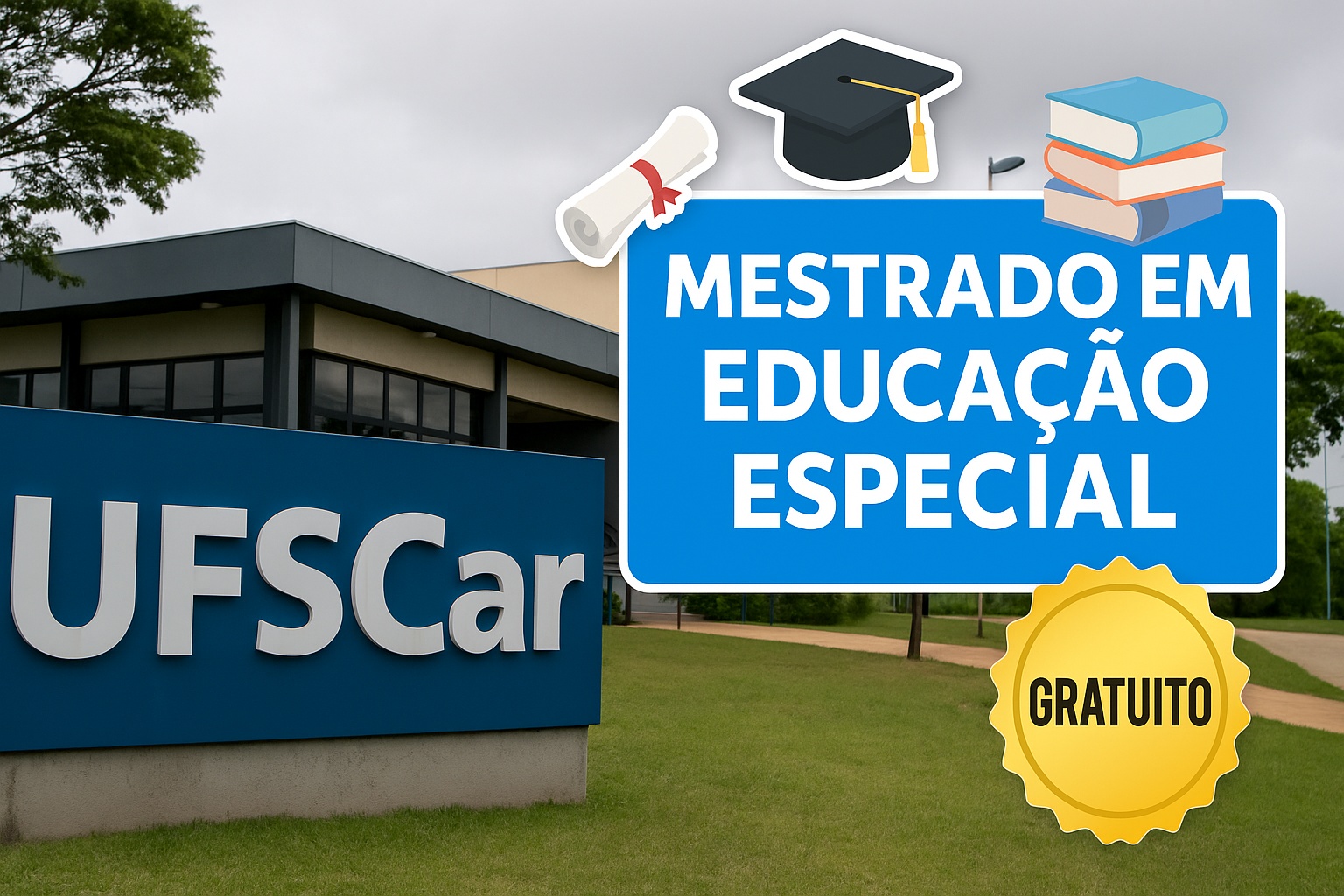 Mestrado em Educação Especial gratuito para 2026 da UFSCar abre inscrições — Alerta: esse é um dos mestrados mais conceituados do Brasil