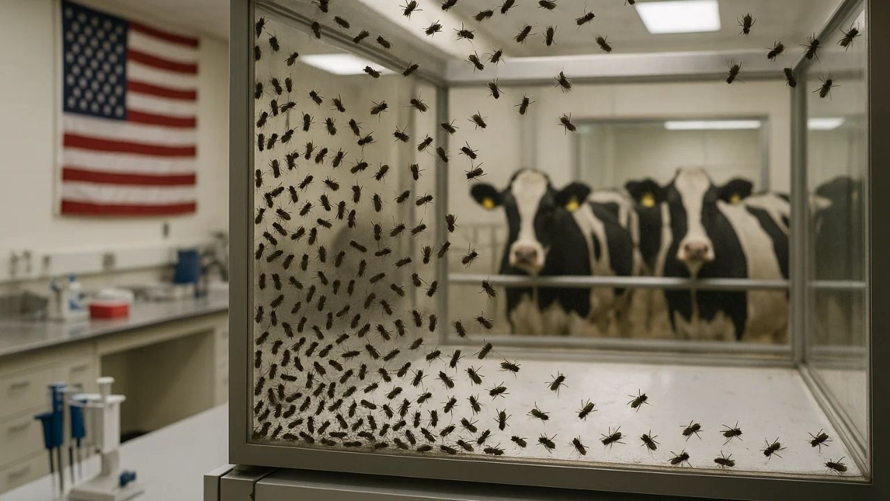 Nova fábrica no Texas vai produzir moscas estéreis para combater a bicheira-do-Novo Mundo, protegendo a pecuária e evitando perdas bilionárias.