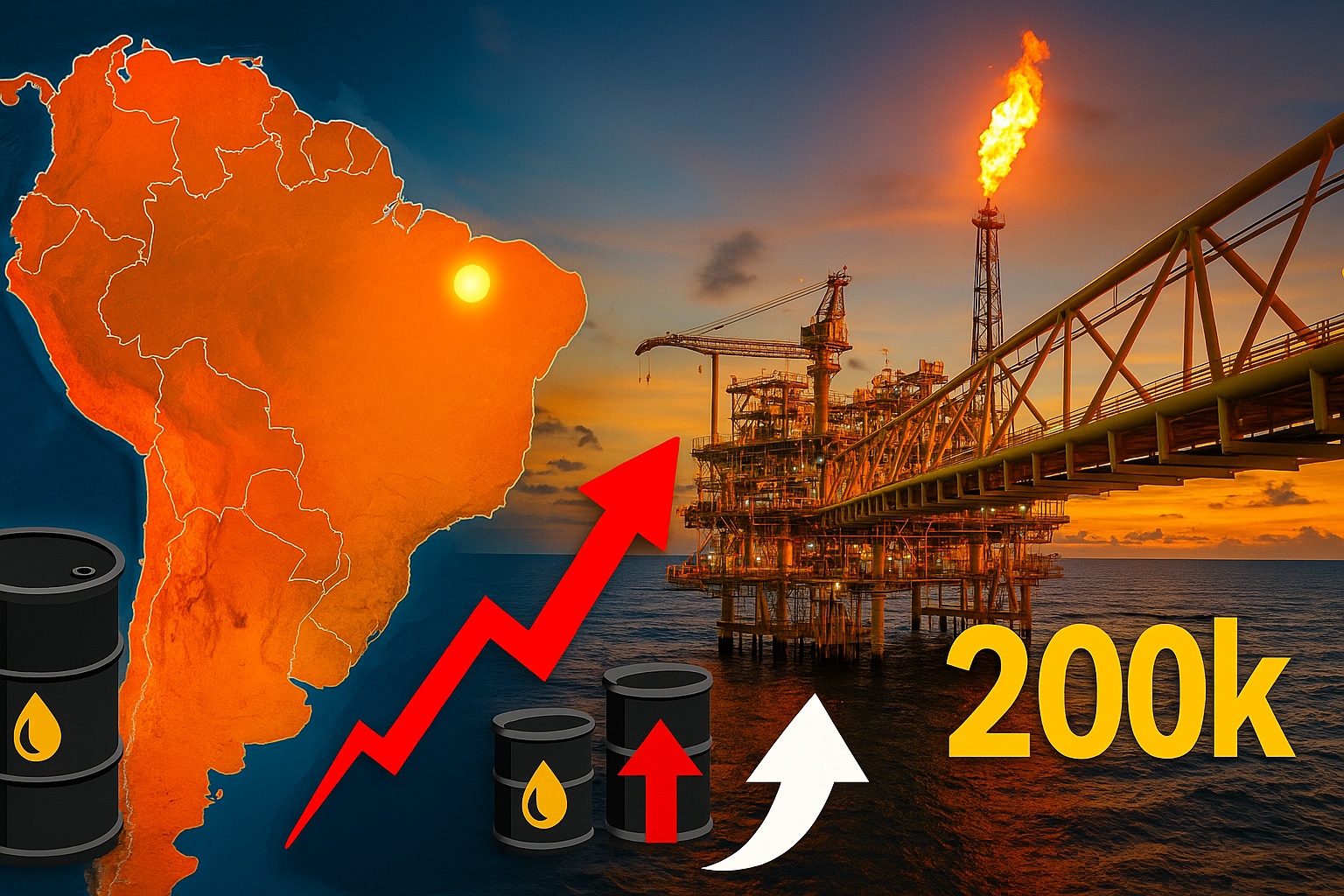 Após sucesso da Guiana, outro país sul-americano mira se tornar a próxima potência petrolífera com a descoberta de bacia rica em hidrocarbonetos capaz de gerar mais de 200 mil barris por dia