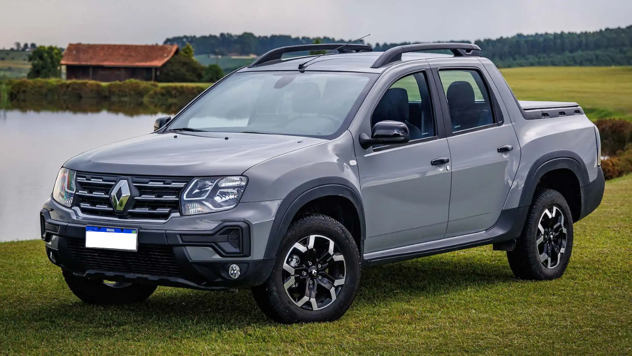 Renaut Oroch Intense é ideal para quem busca robustez e capacidade de carga.
Fonte: Motor1.com