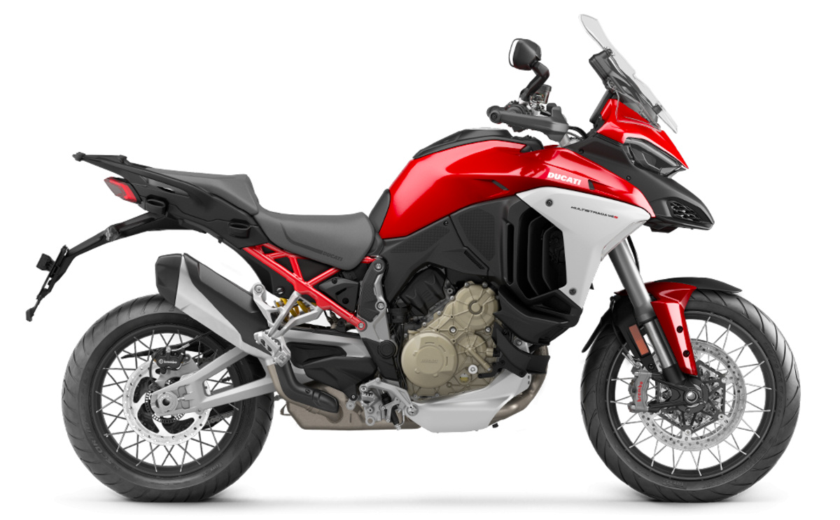 Conheça a nova Ducati Multistrada V4S 2025, a moto que traz motor de 170 cv, radar anticolisão e interface em português.