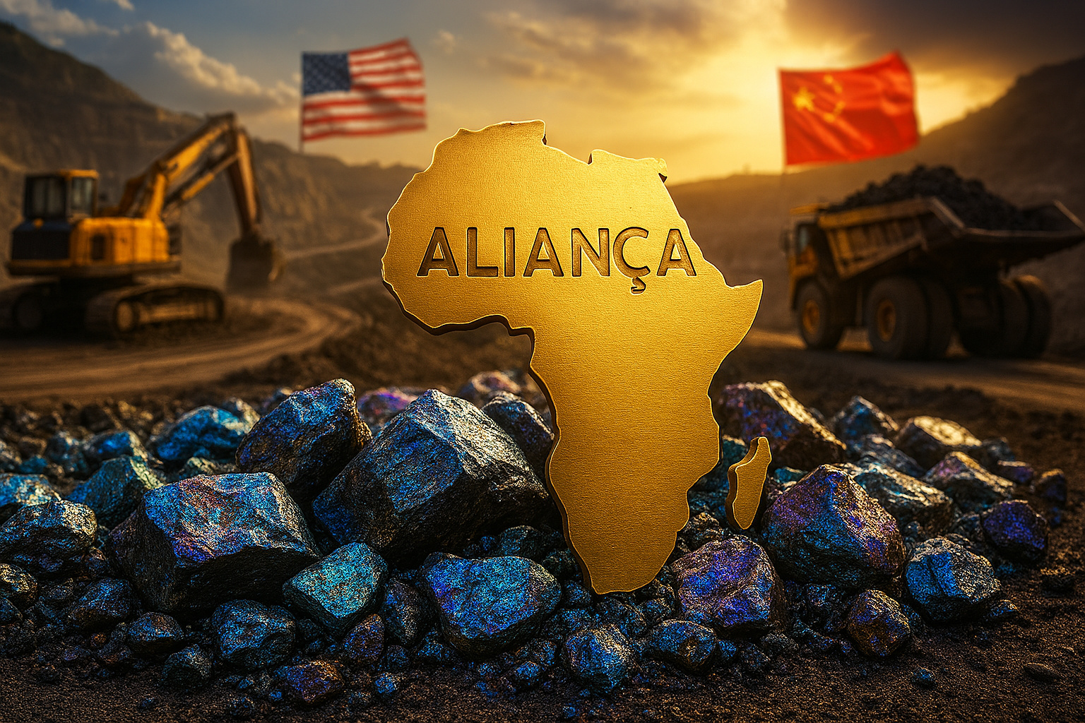 África cria aliança inédita para gerir minerais estratégicos avaliados em trilhões e reequilibrar o jogo contra EUA e China