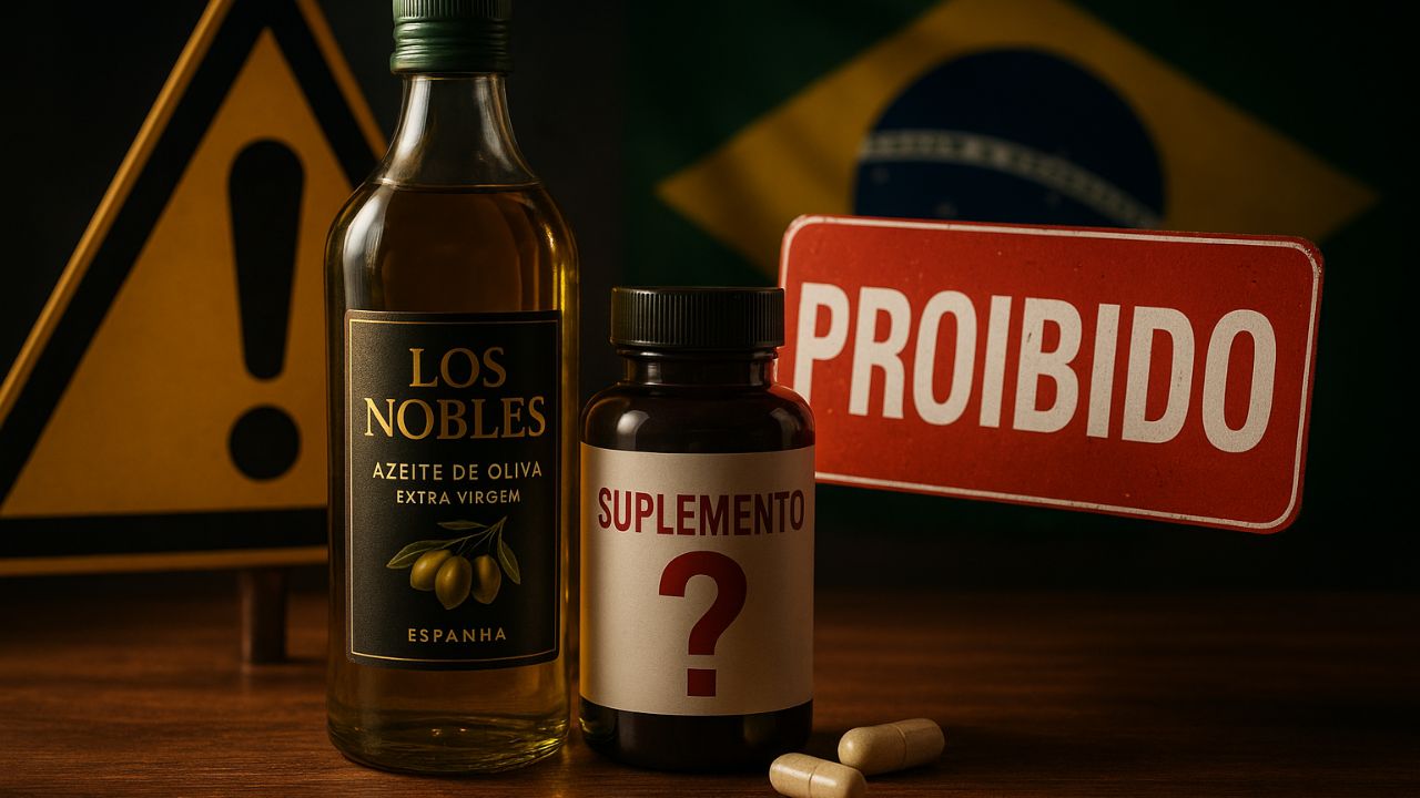 Alerta da Anvisa: agência proíbe azeite clandestino Los Nobles e suplemento com propaganda enganosa e composição desconhecida