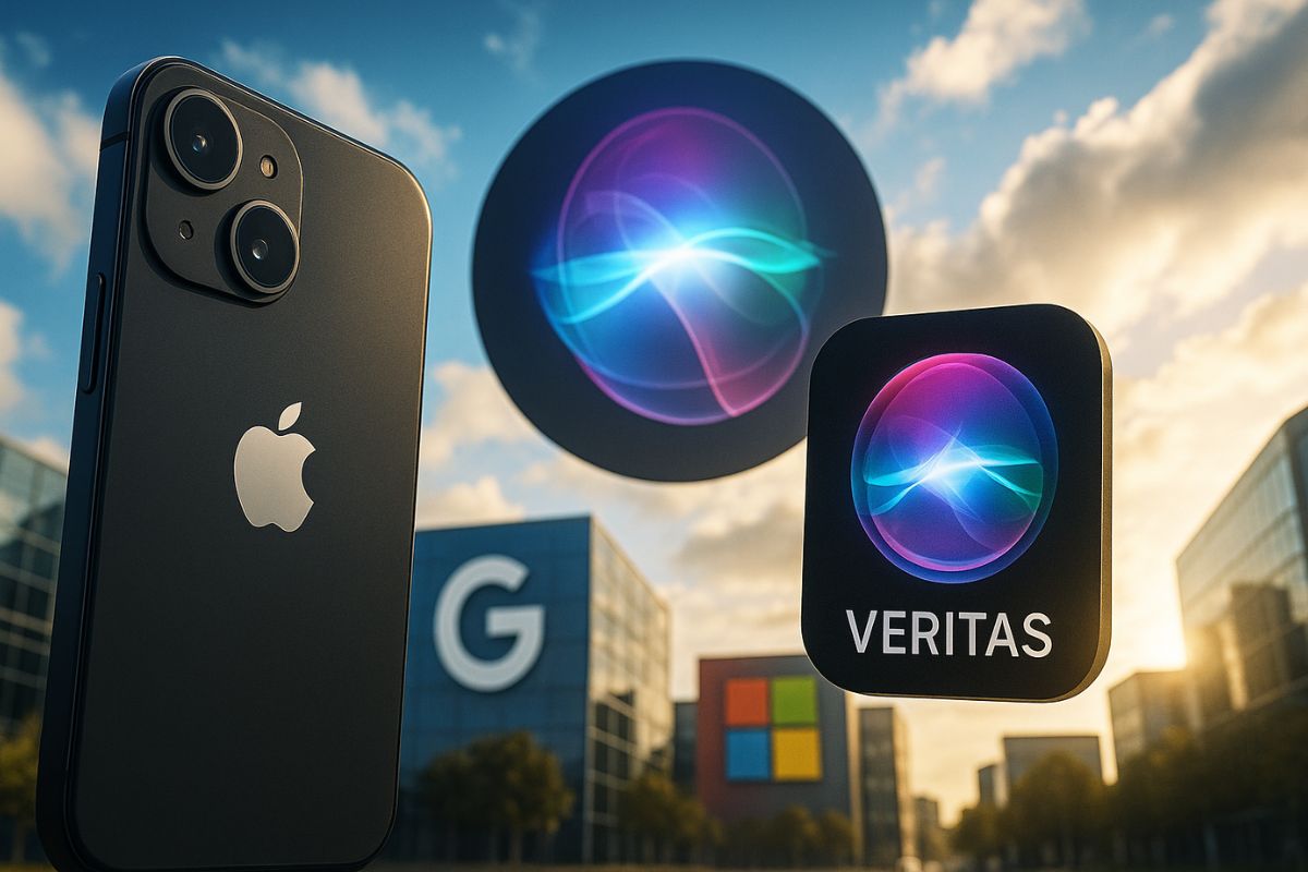 A Apple testa o app Veritas para reinventar a Siri com inteligência artificial e desafiar gigantes como a Microsoft na disputa tecnológica de 2025.