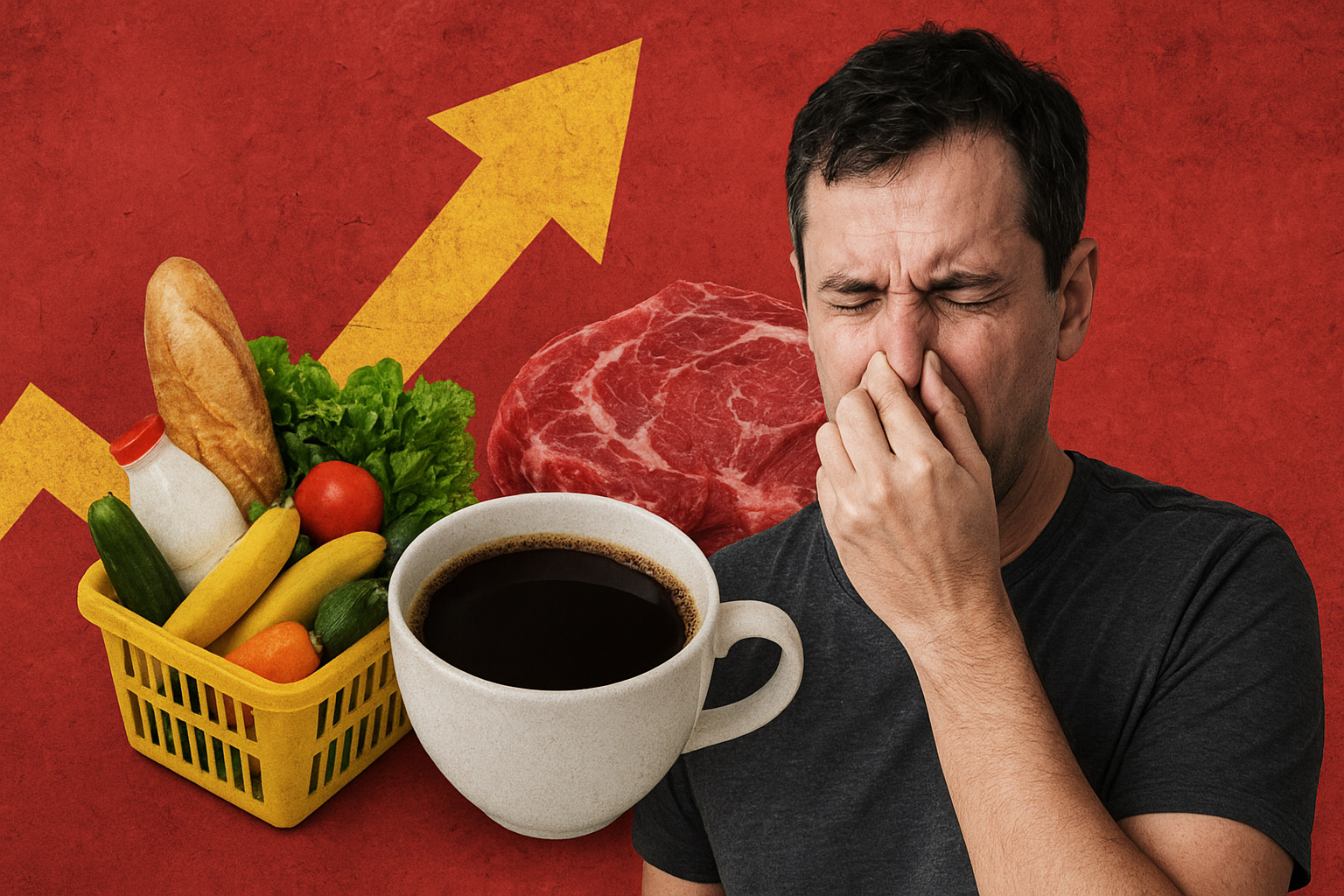 Consumidor respira pouco: cesta básica cai, mas café e carne seguem pesando no prato