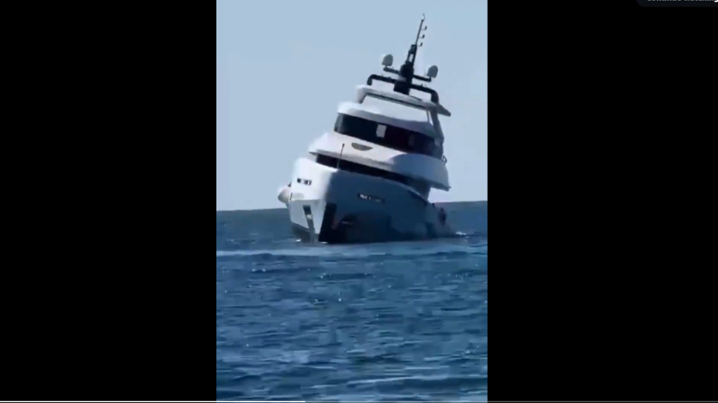 Iate de luxo, Naufrágio