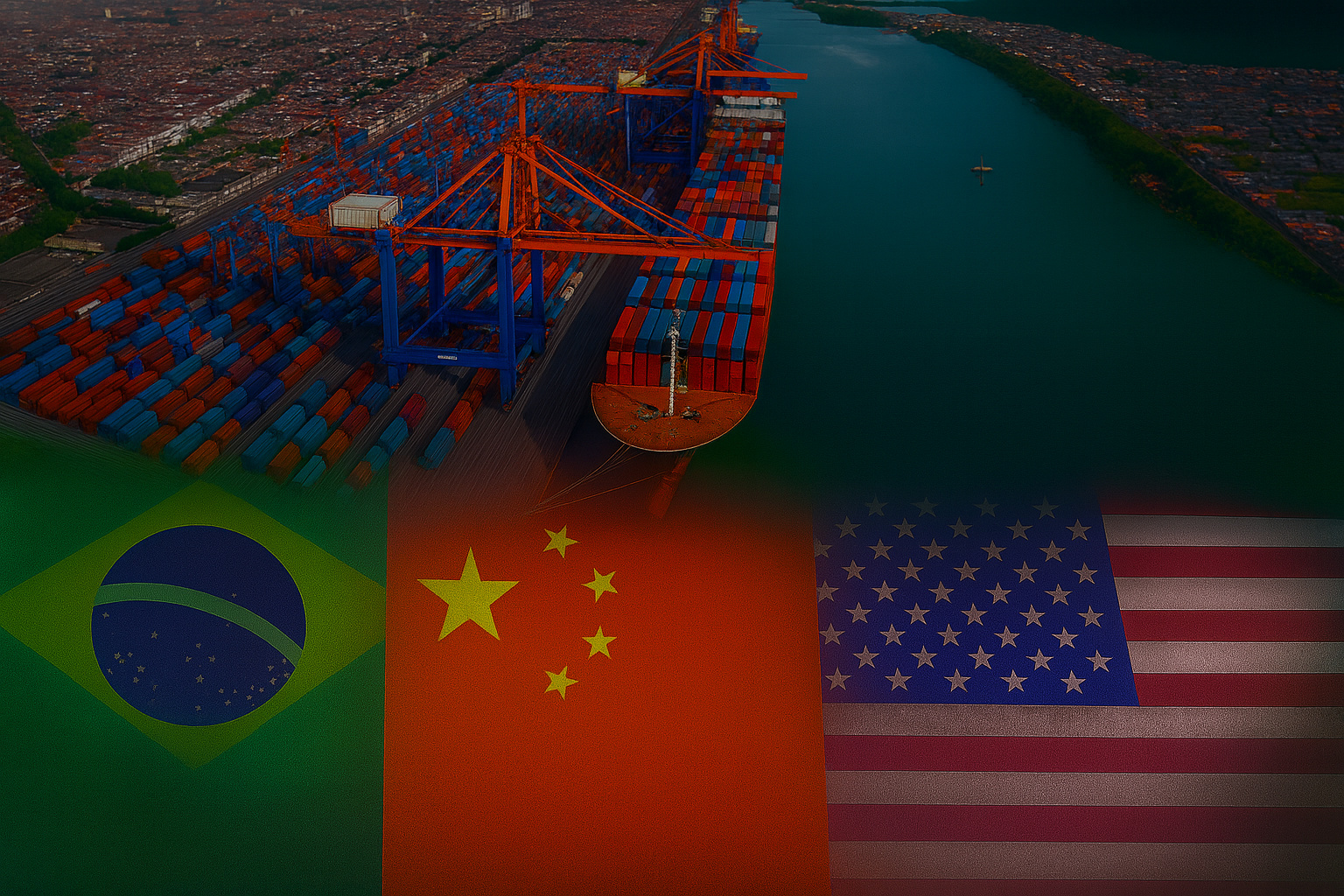 Porto de Santos; China; Brasil; Agronegócio