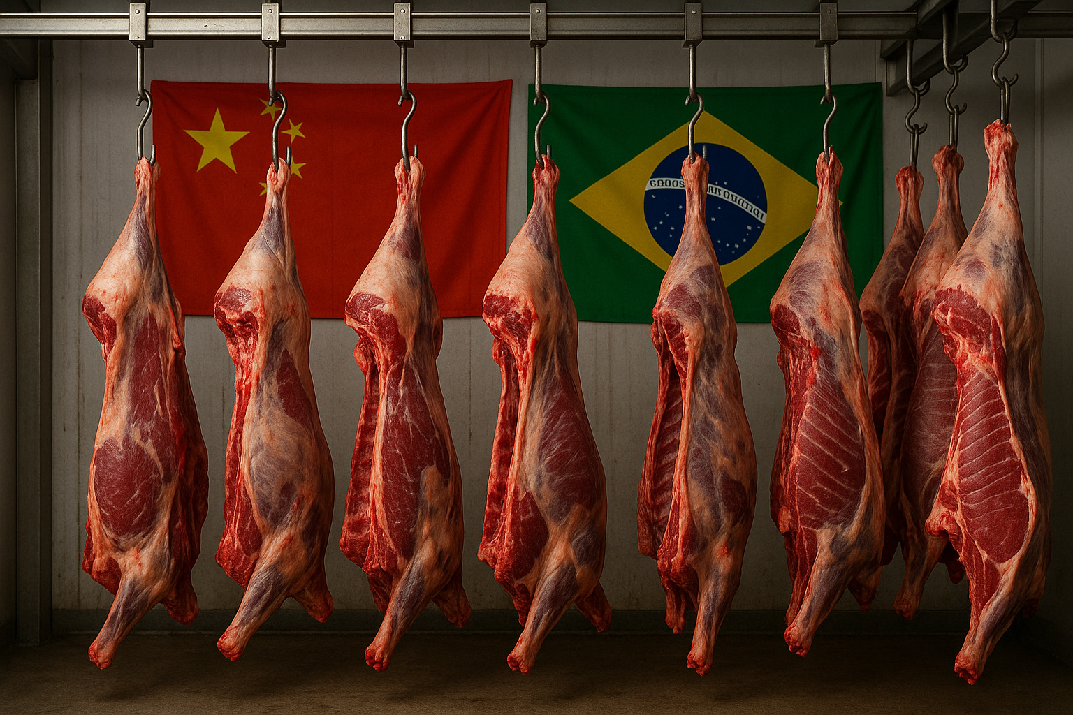 Exportações; Carne; China; Brasil.