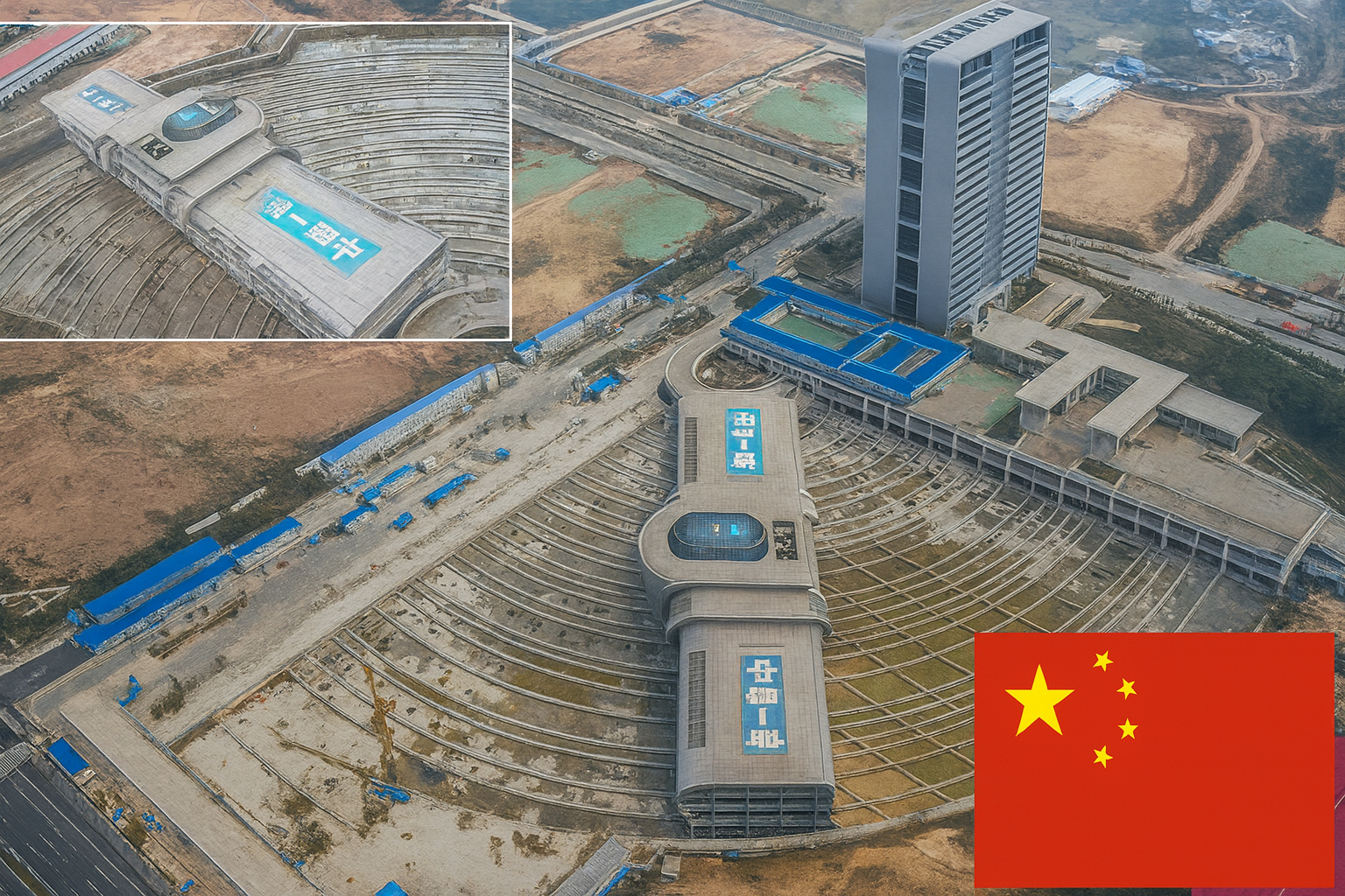 China surpreende o mundo ao mover terminal de 30 mil toneladas em apenas 40 dias