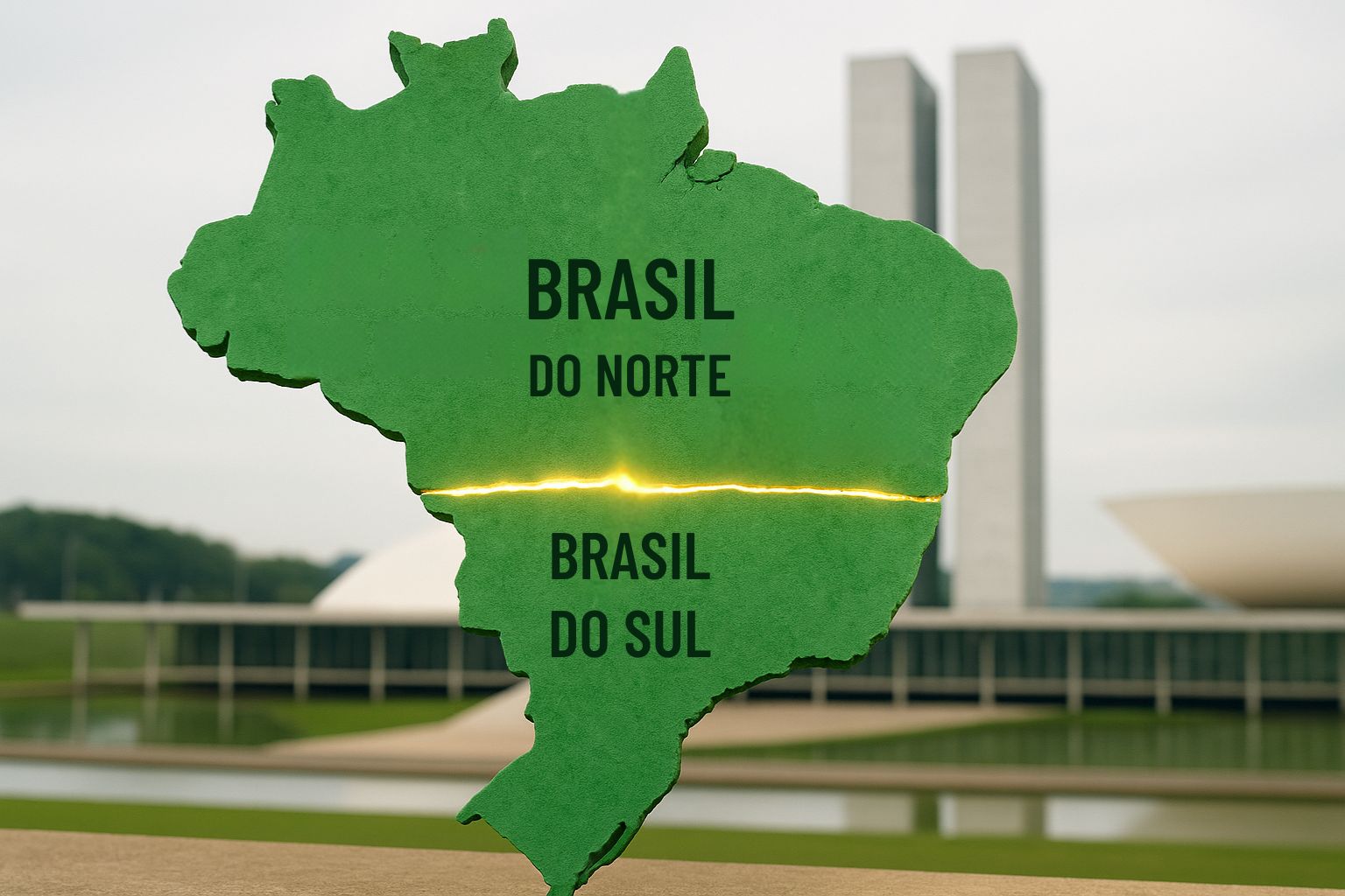 Brasil partido ao meio? Deputado Paulo Bilynskyj quer criar um "Brasil do Norte" e um "Brasil do Sul" em proposta polêmica que acende debate nacional