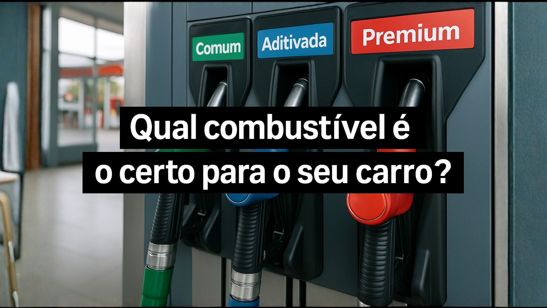 Descubra as diferenças entre gasolina comum, aditivada e premium, entenda a octanagem e escolha o combustível ideal para o seu carro.