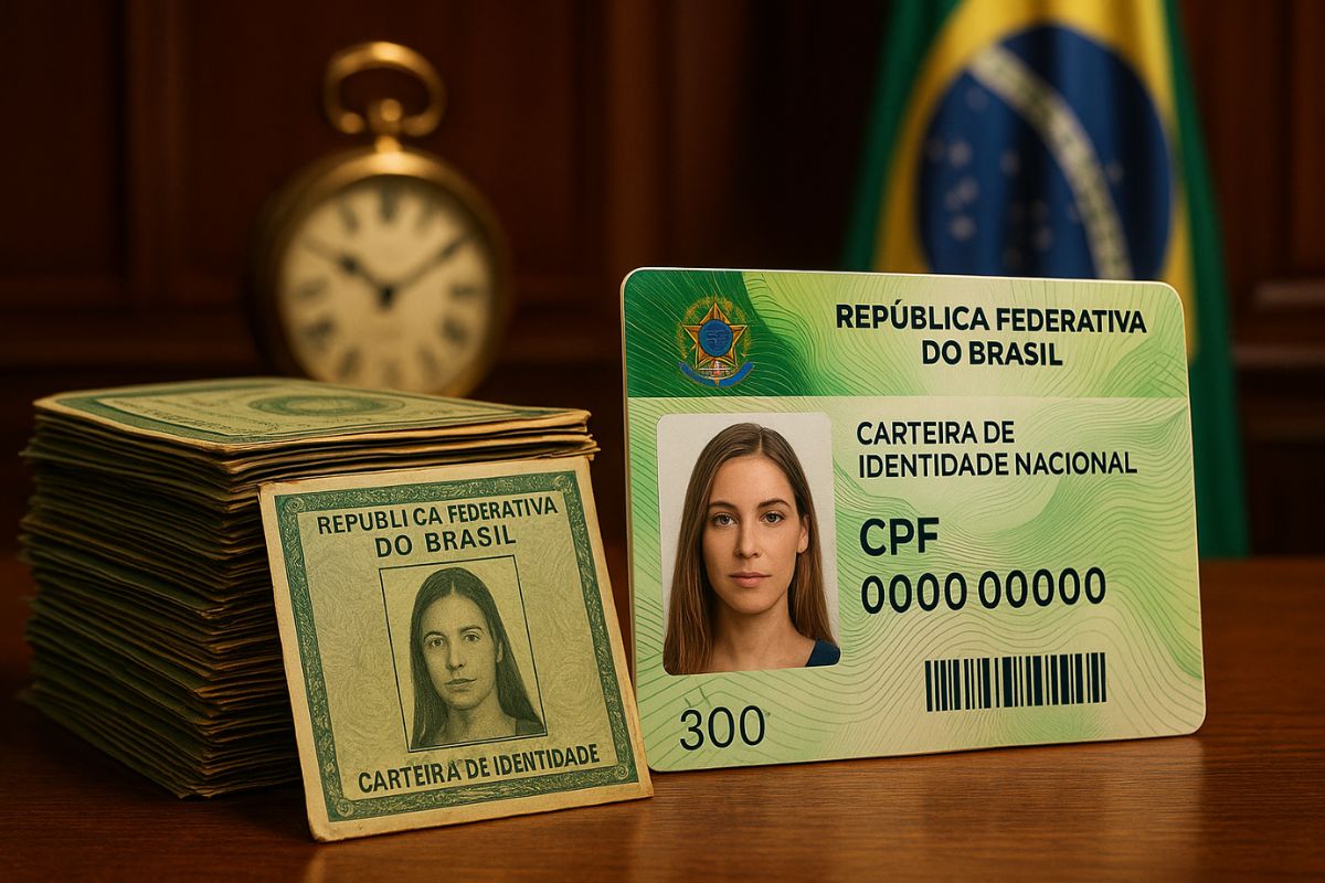 Governo define prazo: RG atual só vale até 2032 e todos os brasileiros devem adotar a nova Carteira de Identidade Nacional com CPF unificado