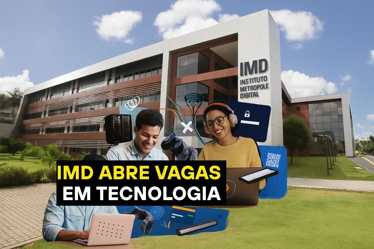 IMD da UFRN abre 720 vagas em cursos de tecnologia no Rio Grande do Norte, com metade reservada para cotas sociais e inclusão no mercado digital.