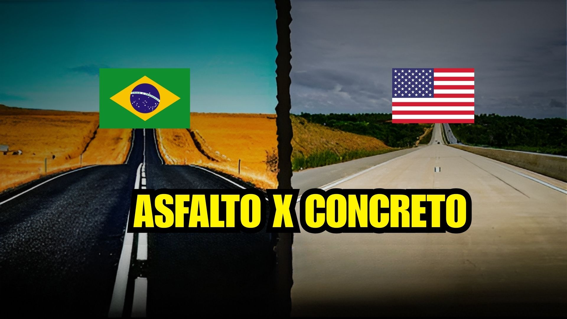 Estradas de concreto nos EUA duram até 30 anos, enquanto o Brasil aposta no asfalto. Entenda os impactos, custos e diferenças.