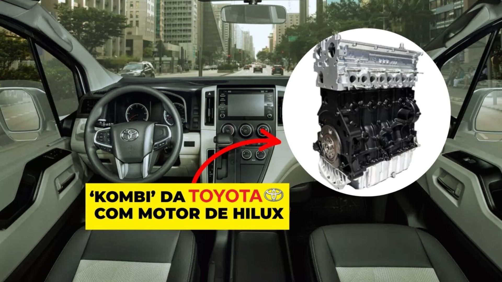 Toyota Hiace chega ao Brasil com motor 2.8 turbodiesel, câmbio automático e robustez da Hilux para disputar espaço no transporte corporativo.