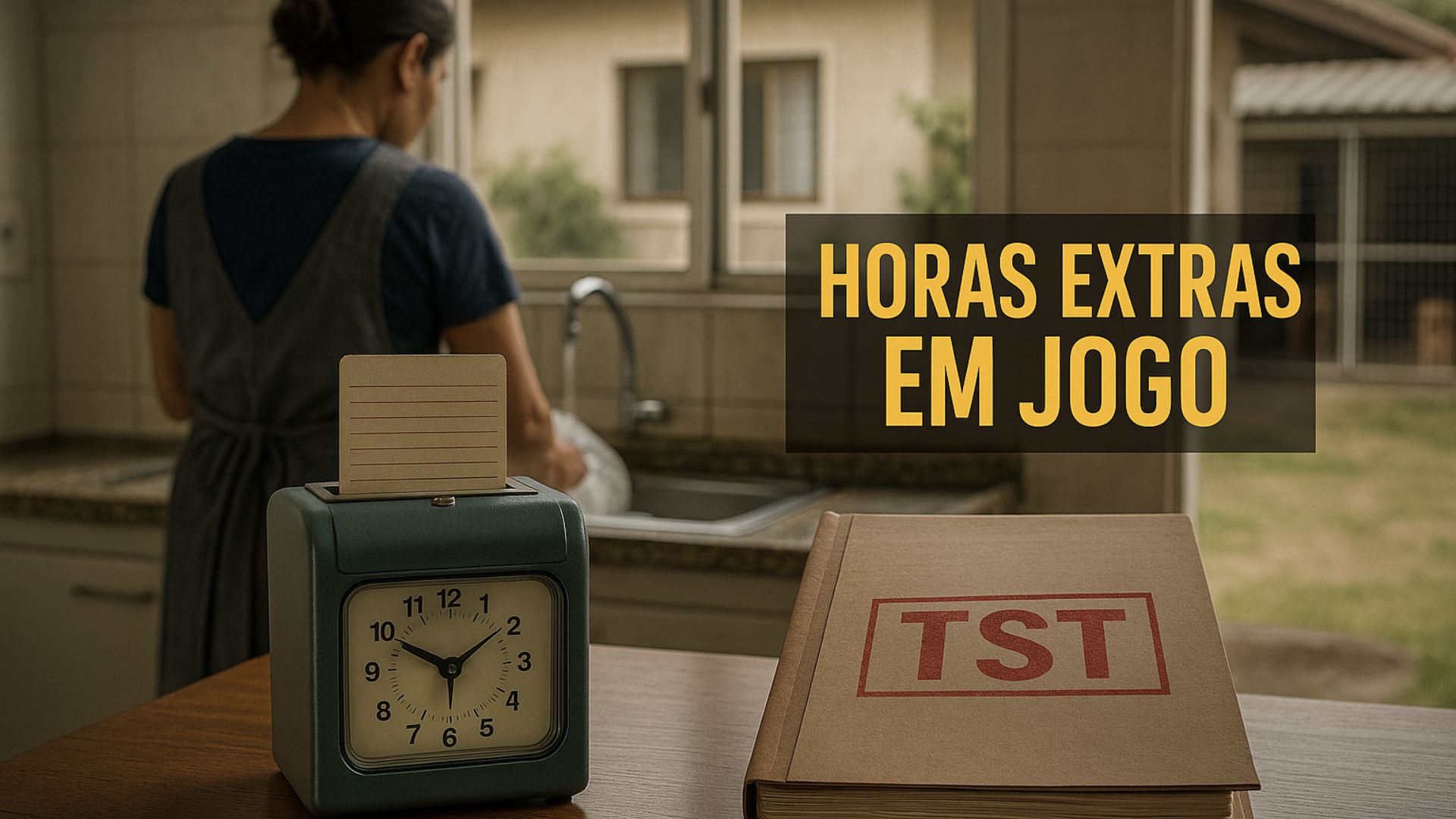 TST condena empregadores de Natal a pagar horas extras a doméstica por falta de controle de jornada exigido pela Lei das Domésticas.