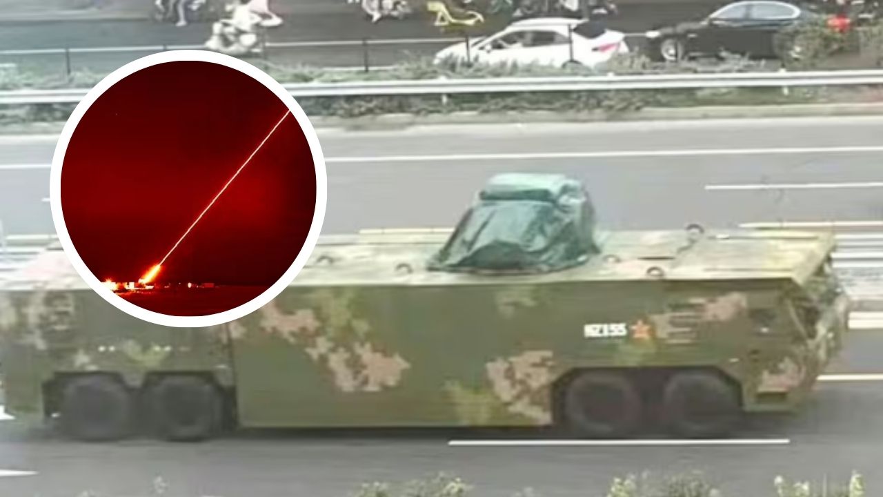 O que se sabe sobre a nova arma da China é uma torre coberta por lona, mas Pequim afirma ser o sistema a laser mais poderoso do mundo