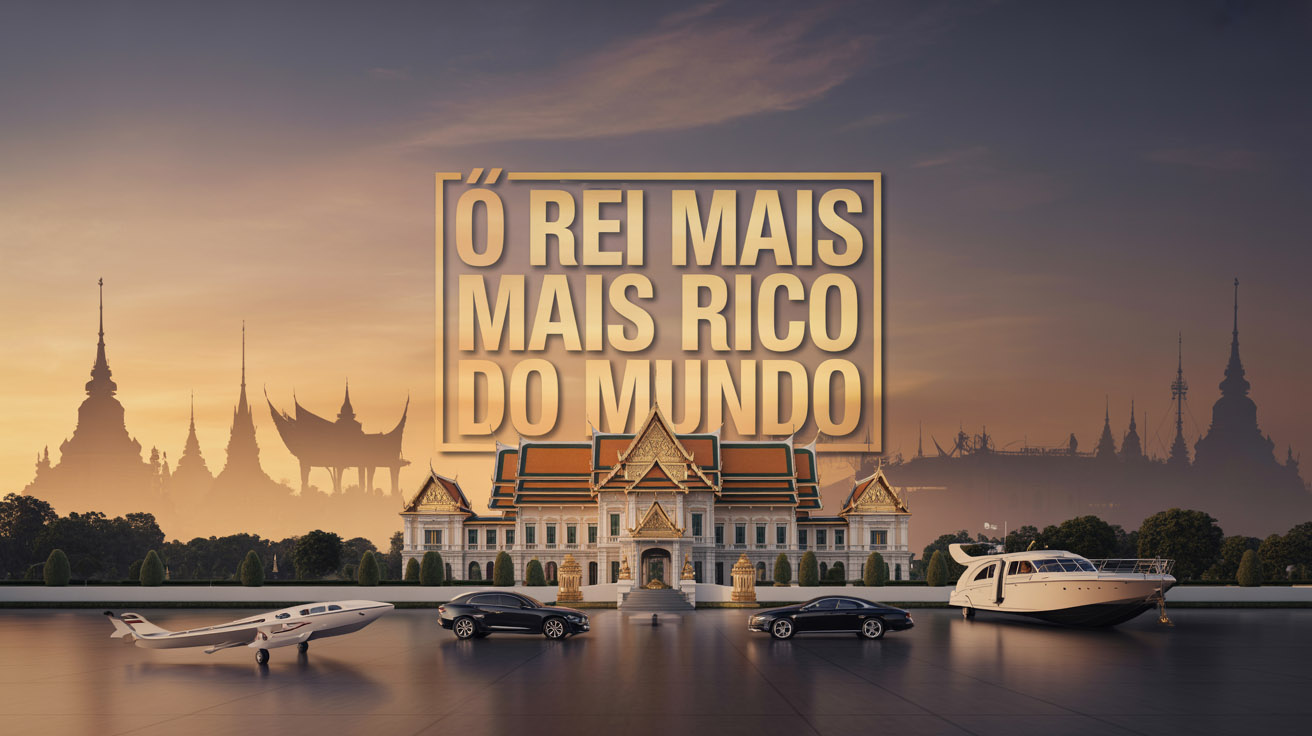 Rei Rama X acumula fortuna de US$ 43 bilhões com imóveis, bancos e tradições, sendo considerado o monarca mais rico do mundo.