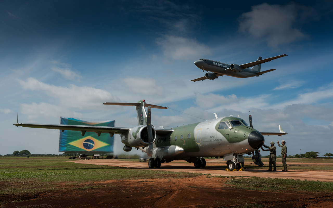 O avião militar que só o Brasil ousou construir: Embraer Bandeirante abriu caminho para o KC-390, transporta tropas em pistas curtas e virou símbolo de inovação nacional