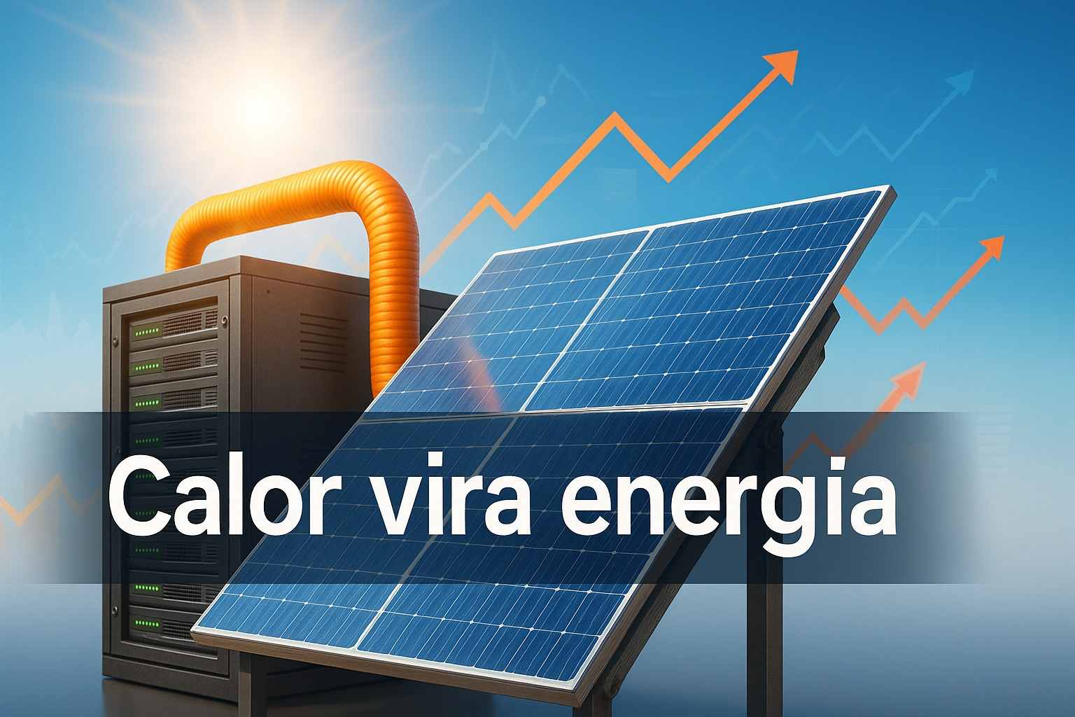 Pesquisadores da Rice University criaram sistema solar que aproveita calor residual de data centers, aumentando a geração de energia e reduzindo custos de eletricidade.