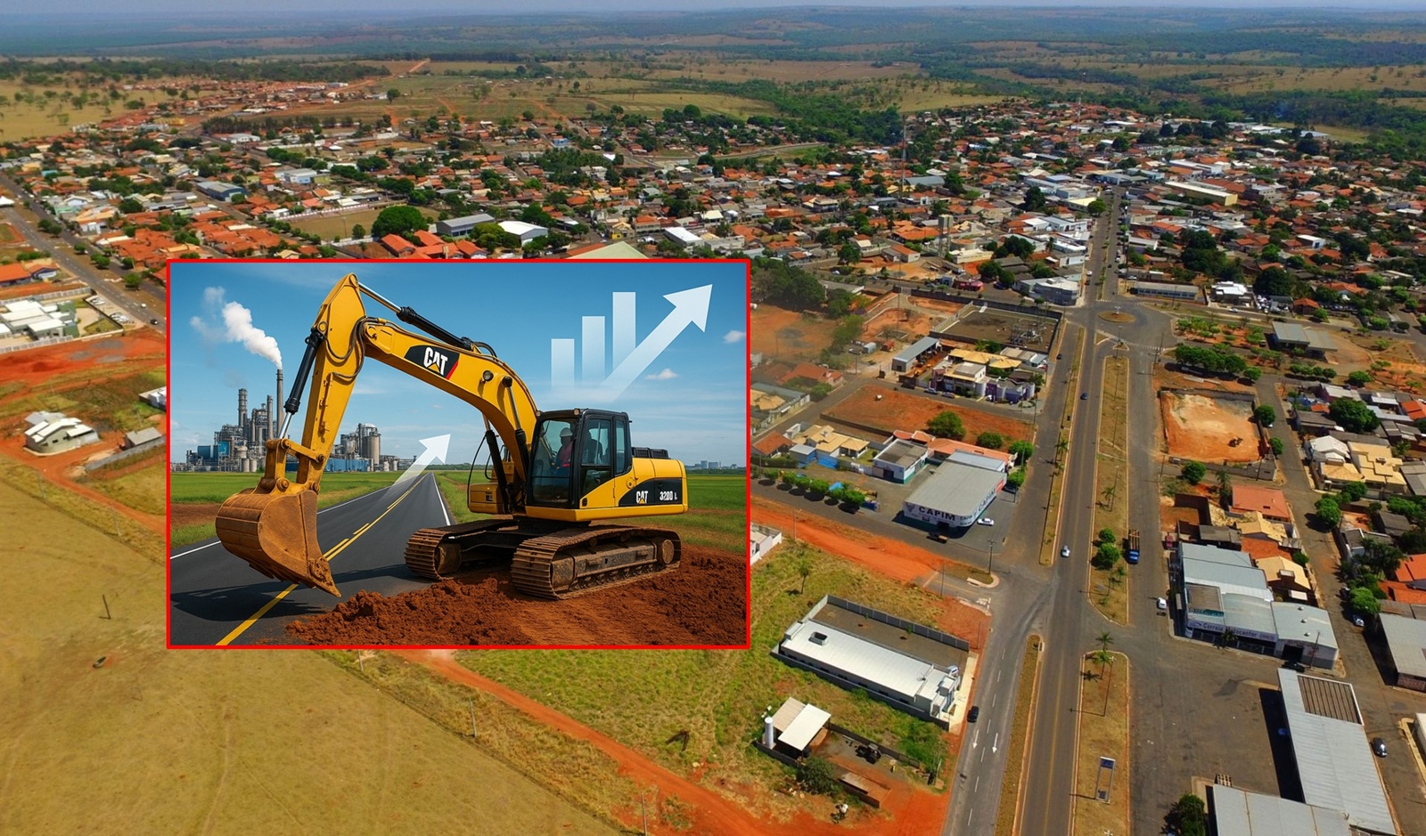 MS-377 para impulsionar o Projeto Sucuriú da Arauco, com 14 mil empregos e 3,5 milhões de toneladas de celulose por ano.