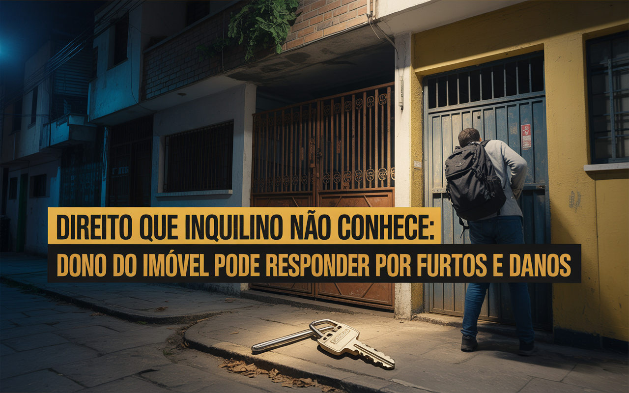 O direito que quase nenhum inquilino conhece: dono do imóvel pode ser responsabilizado por furtos e danos quando não garante condições mínimas de segurança