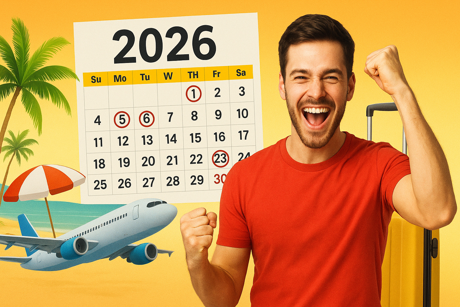 Feriados 2026: Brasileiros terão mais chances de emendar folgas e aproveitar diversão no calendário nacional