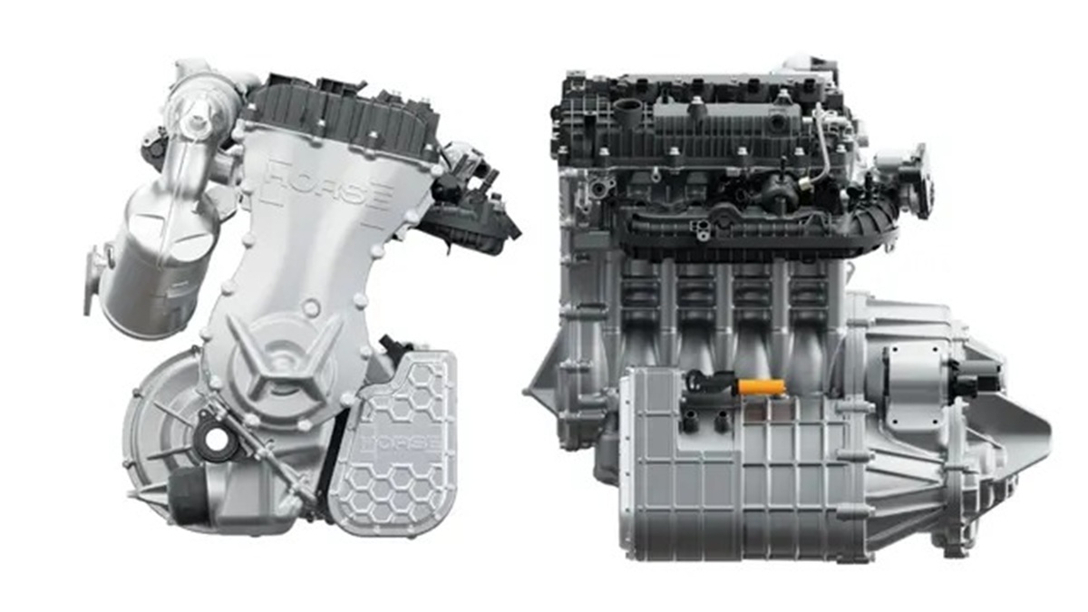 O motor C15 do tamanho de uma maleta marca a investida da Horse em motores híbridos compactos.