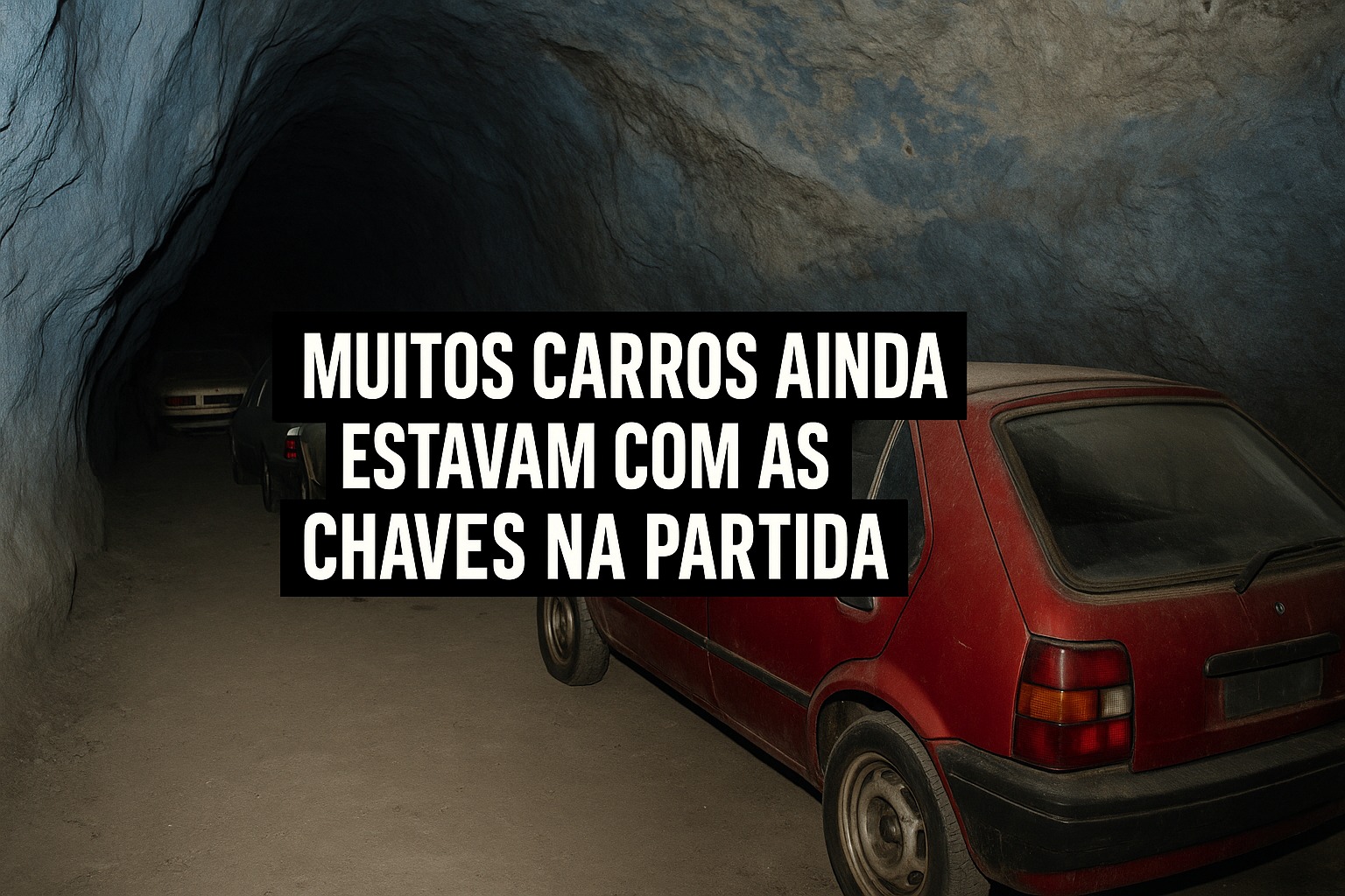 Cemitério de carros, Carros abandonados, Mina abandonada
