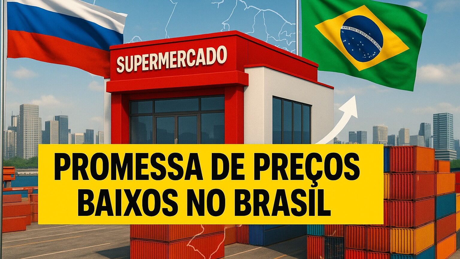 Supermercados, Rede russa, Brasil, Preços baixos