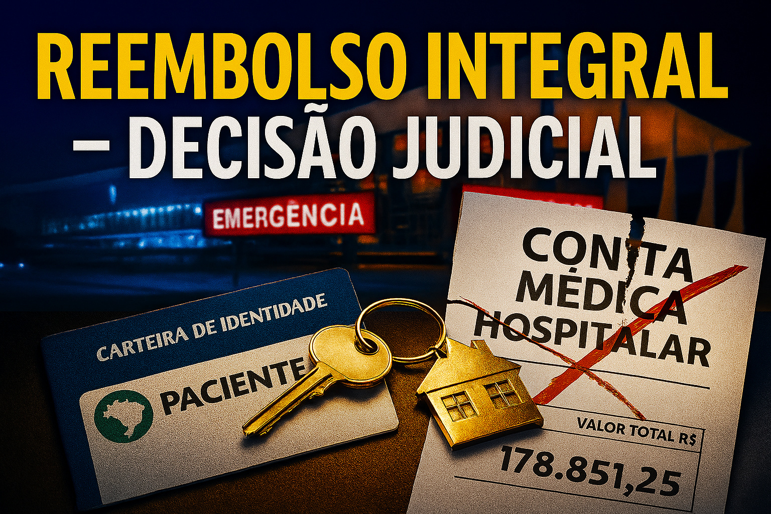 Planos de saúde não podem negar: pacientes que pagarem emergência fora da rede têm direito a reembolso integral, confirmam tribunais