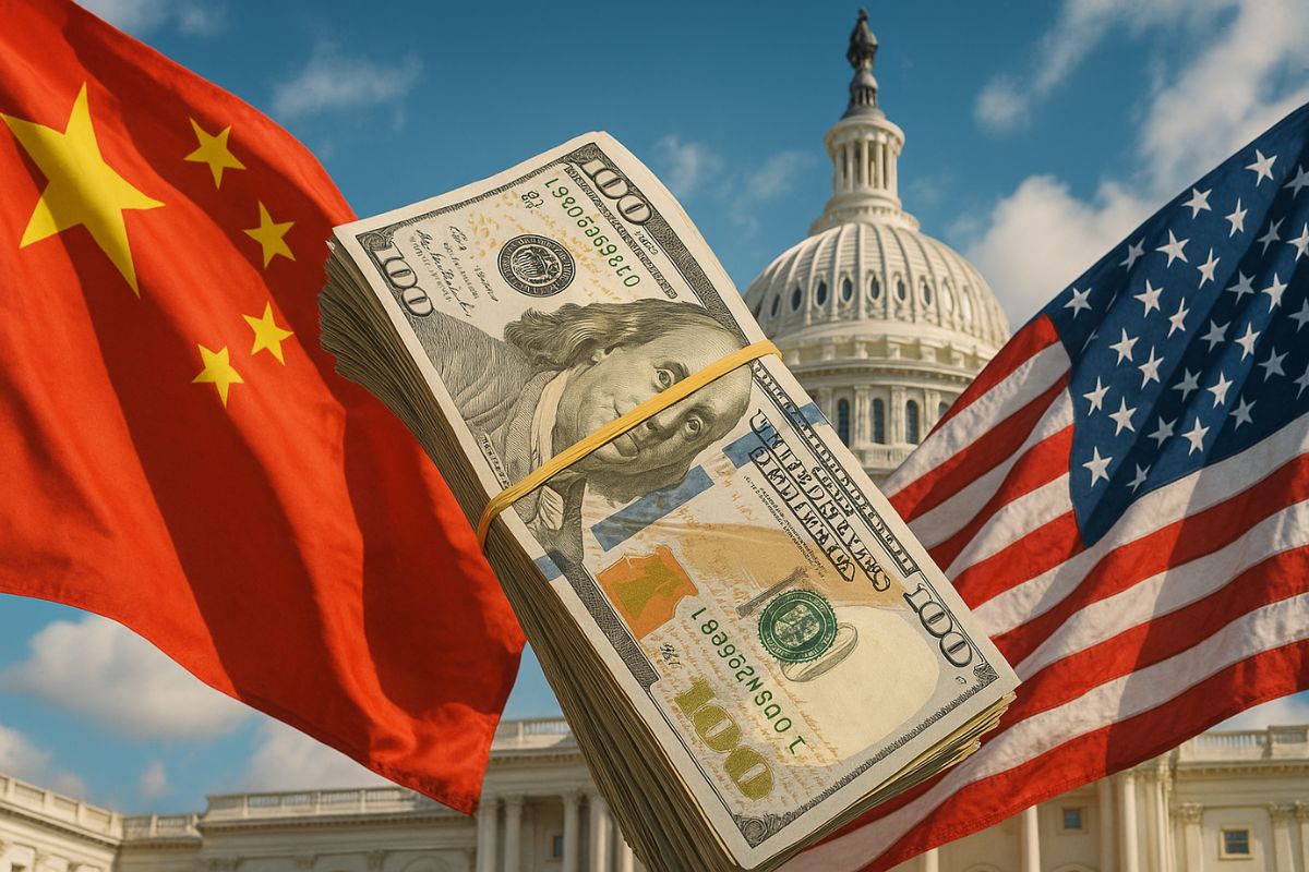 A China é o maior credor dos EUA, mas sua economia ainda depende do consumo e das exportações, num ciclo global de dívida interligada.