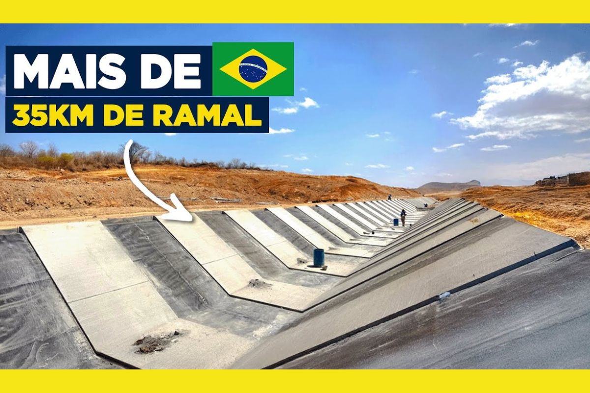 O Ramal do Salgado é a obra que promete transformar o Ceará, levando água e reforçando a segurança hídrica ao conectar o São Francisco ao Castanhão até 2027, com impacto direto em milhões de pessoas. imagem e fonte: canal Construction Time