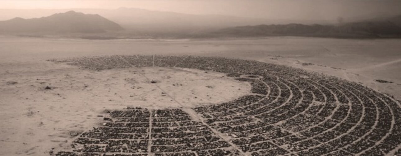 Black Rock City, Cidade temporária, deserto