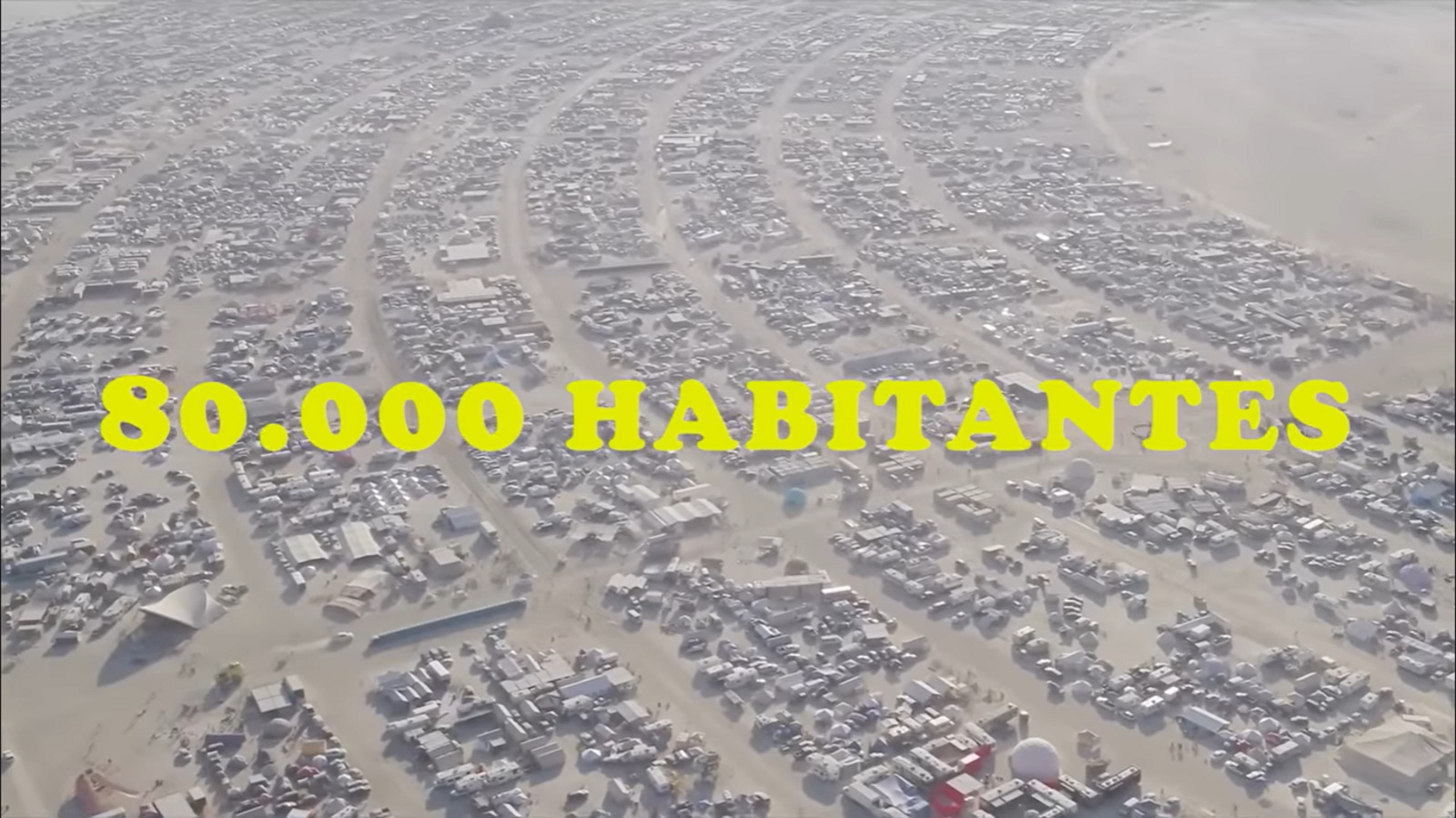 Black Rock City, Cidade temporária, deserto