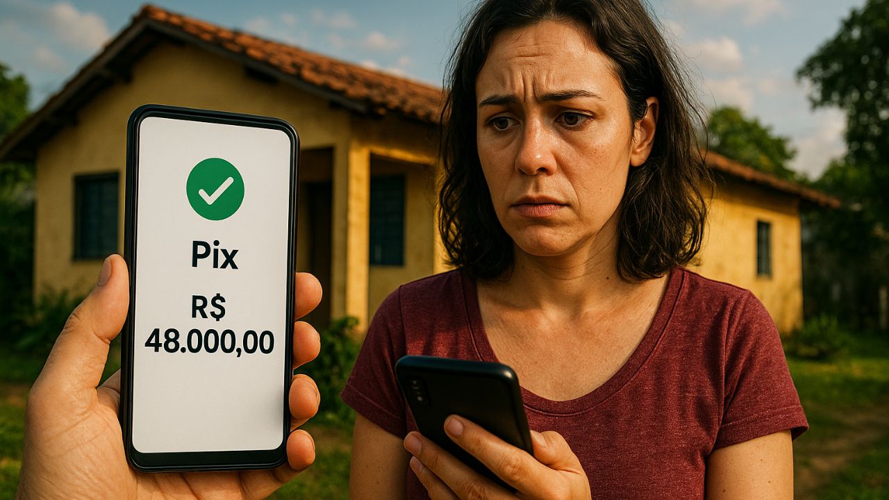 Construtora transfere R$ 48 mil por engano via Pix, tenta reaver o dinheiro e descobre que a mulher que recebeu usou o valor para reformar a casa, tornando-se ré na Justiça