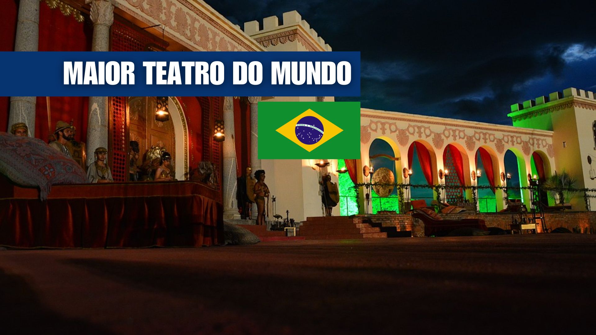 Descubra Nova Jerusalém, o maior teatro ao ar livre do mundo, com 100 mil m² e muralhas de 3,5 km no Agreste de Pernambuco.