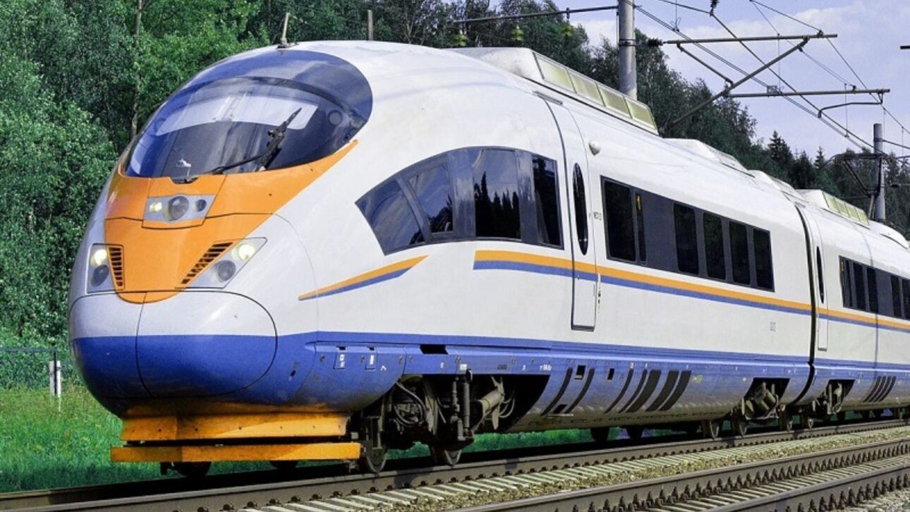 Com velocidade prevista de 320 km/h, o trem-bala projetado pela TAV Brasil promete transformar o transporte entre as capitais Rio e São Paulo. (Imagem: Getty Images)
