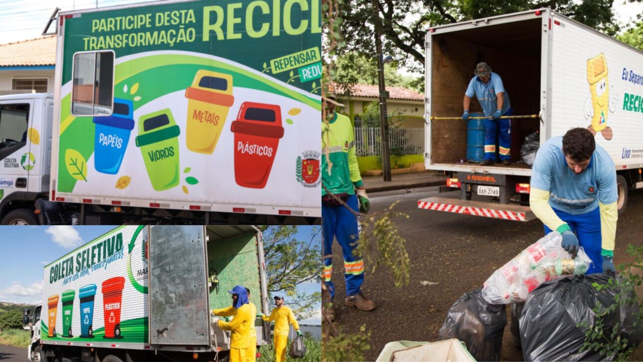 Equipamentos de varrição, coleta e conservação em Maringá ilustram gestão de limpeza pública como prioridade da cidade. (Imagem: Divulgação PMM)