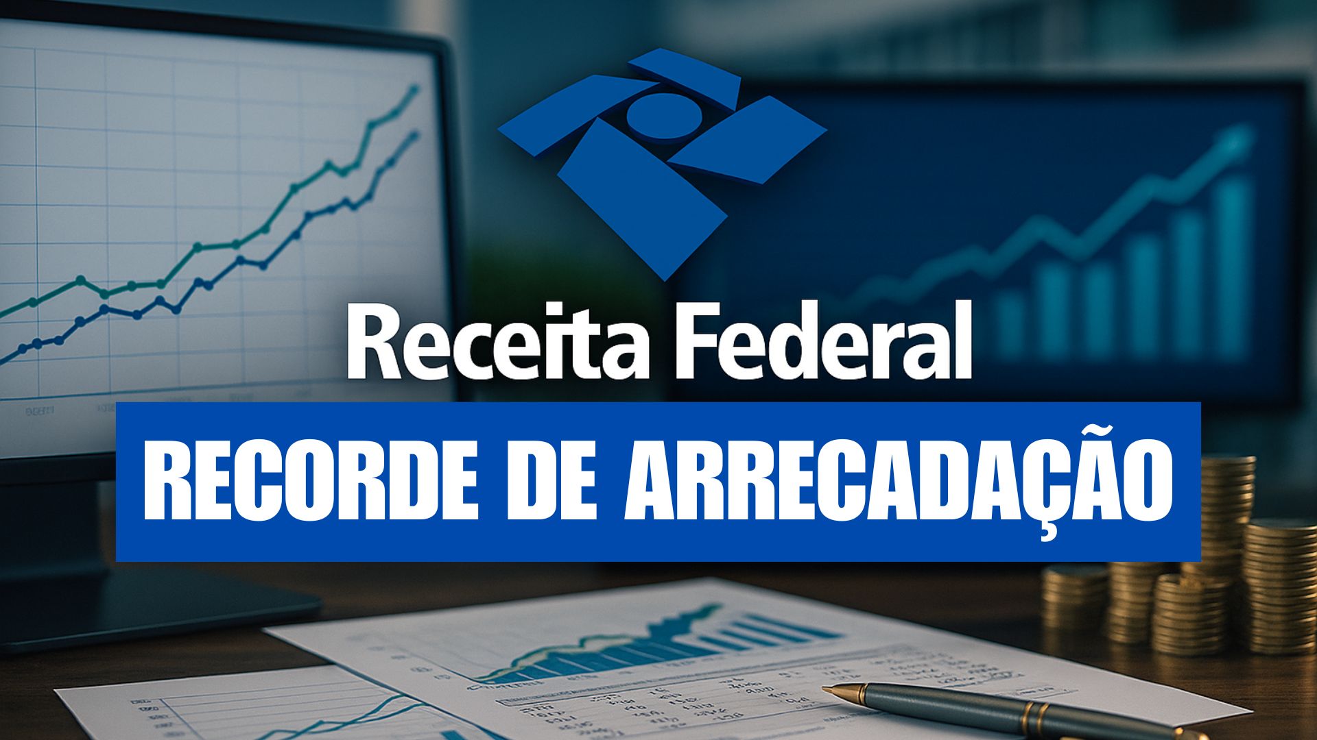 Arrecadação federal bate recordes em 2025, soma R$ 2,1 trilhões no ano e reforça o ajuste fiscal do governo. Dados da Receita Federal.