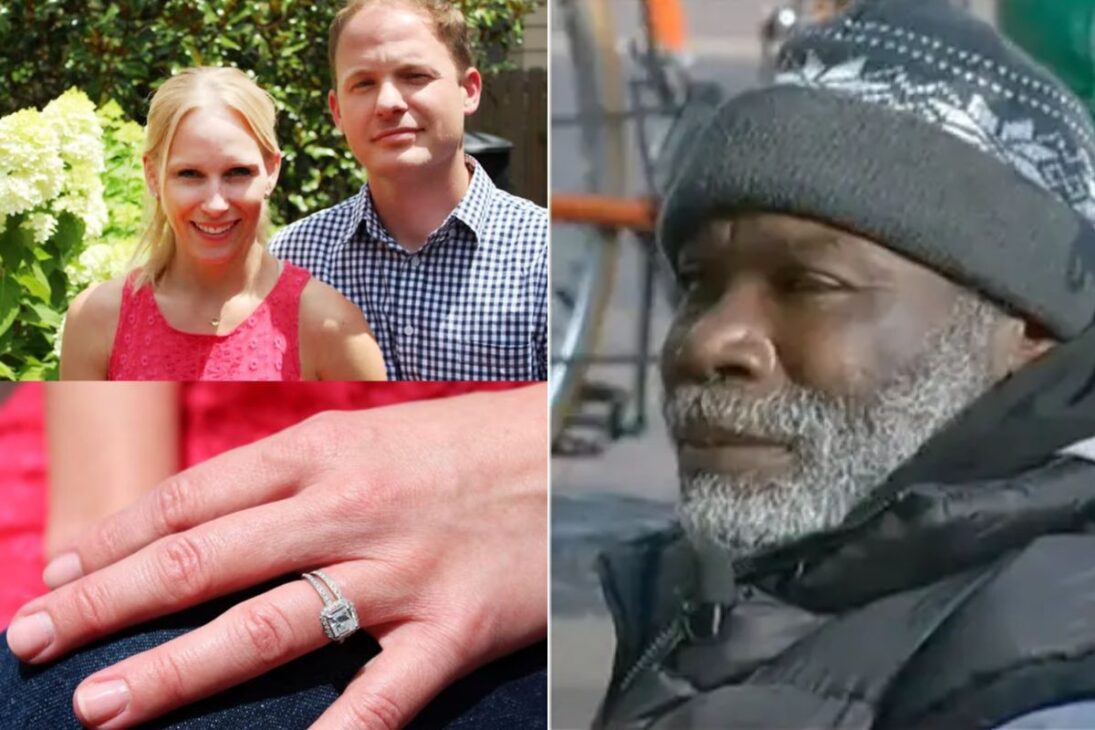 Morador de rua devolve um anel de diamante perdido e a dona, comovida, cria uma vaquinha online que arrecada mais de US$ 190 mil para ele