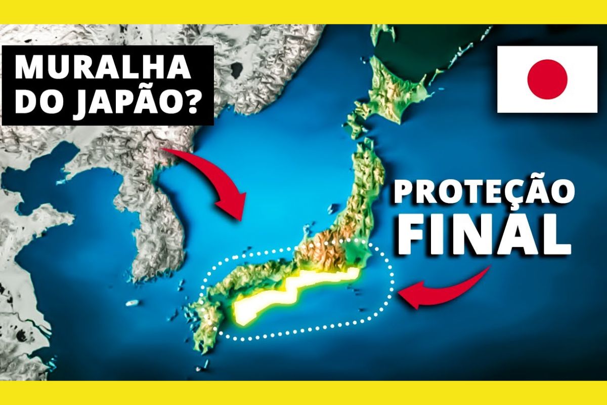 A Muralha do Japão, feita de concreto e projetada para garantir proteção a centenas de comunidades em Fukushima e outras províncias, busca conter futuros tsunamis com a maior estrutura defensiva costeira do planeta. Fonte e imagem: Canal EconoSimples