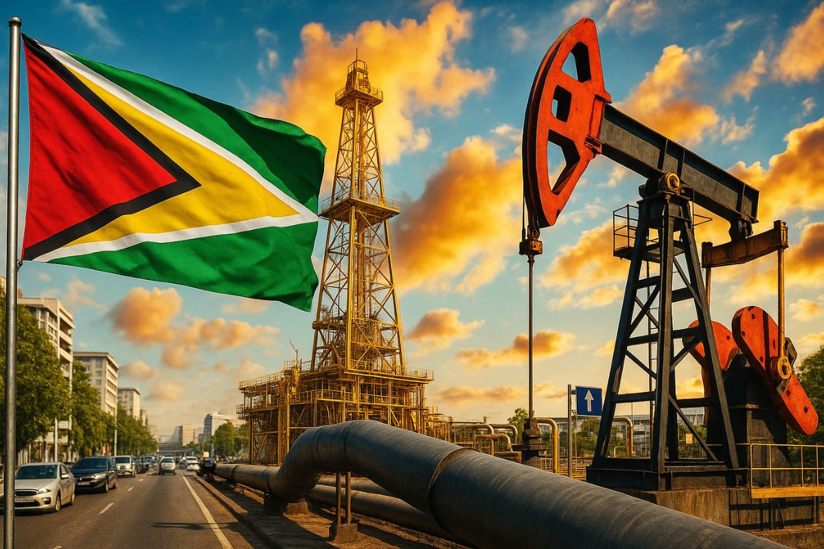 A Guiana desponta como nova potência do petróleo na América do Sul, com crescimento histórico, desafiando Brasil e Venezuela no cenário energético.